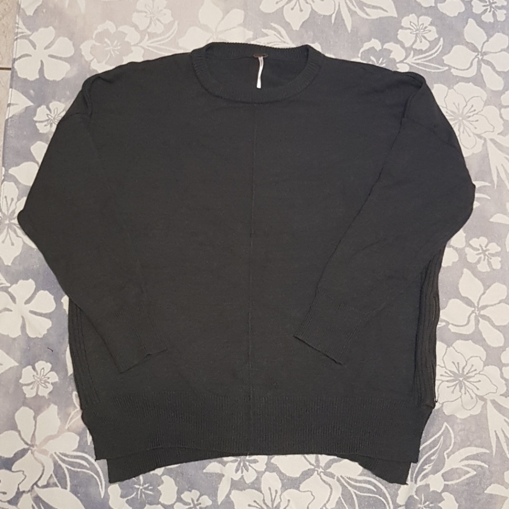Poof Soft Dark Green Sweater.